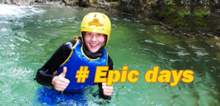 Canyoning holidays Slovenia