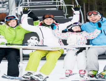 half term ski holiday for families