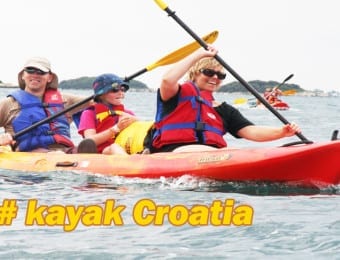 Croatia sea kayaking family holiday